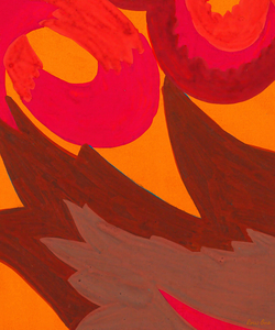 1911 flora abstract art anonymous