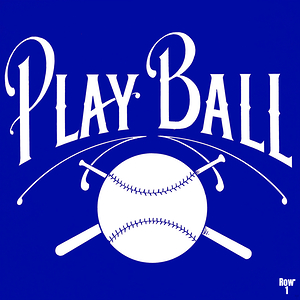 Early 1900s Play Ball Baseball Art