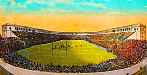1919 Afternoon Gameday Painting
