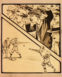 1913 Vintage Baseball Art