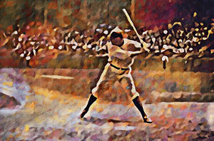 1920 Babe Ruth Home Run