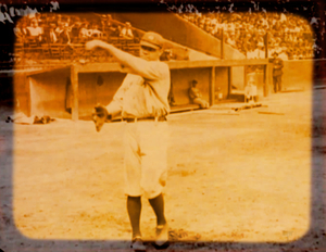1920 Babe Ruth Viewfinder Slide Art