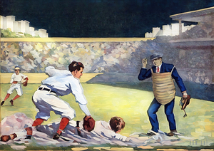 1920 Baseball Action