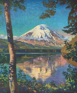 1920 cascade mountains art