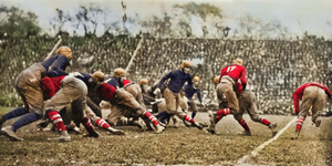 1920 Michigan vs. Ohio State Football Art