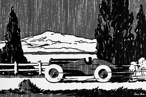 1920s automobile art car ride