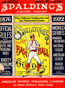 1922 Spalding Baseball Guide