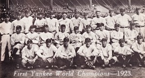 1923 New York Yankees Team Photo