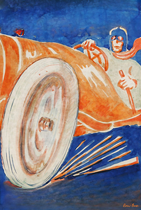 1923 auto racing art remix