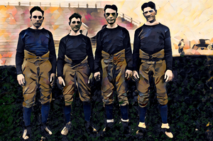 Four Horsemen Notre Dame Football Painting