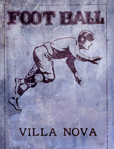 1924 Villanova Football Art