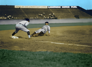 1925 Babe Ruth Third Base Slide