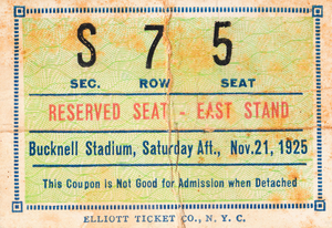 1925 Bucknell Bison vs. Dickinson Red Devils