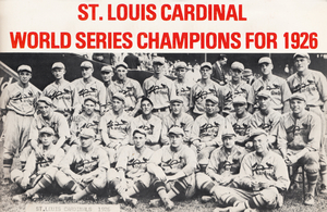 1926 St. Louis Cardinals Team Photo