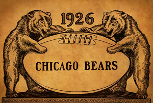 1926 Chicago Bears Art Remix