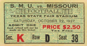 1927 Missouri vs. SMU