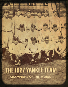 1927 New York Yankees Team Photo Viewfinder Slide Art