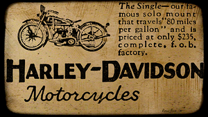 1927 harley davidson motorcycle ad