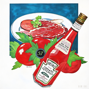 1927 Heinz Ketchup Art
