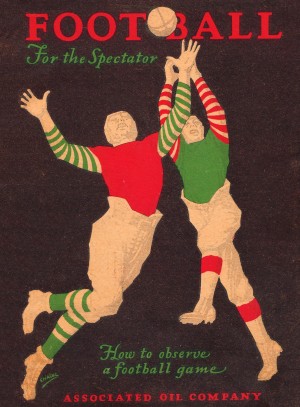 1928 football spectator how to observe a football game
