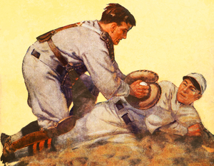 Vintage 1930 Baseball Art