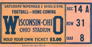 1930 Wisconsin vs. Ohio State