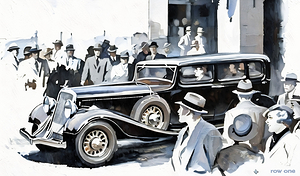 1930s Car Art