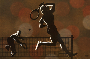 1930s Tennis Art