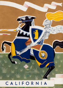 1931 Cal Bears Knight Art