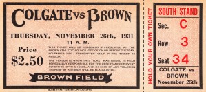 1931 Colgate vs. Brown