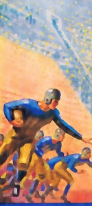 1932 Cal Bears Football Art
