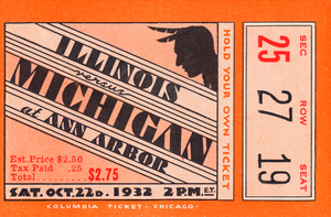 1932 Michigan vs. Illinois
