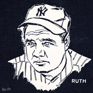 1960 Babe Ruth Art
