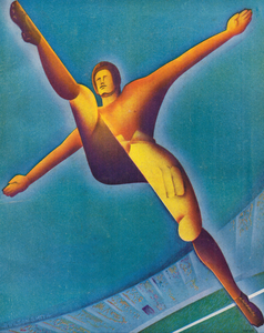 1932 H Wilson Smith Football Art