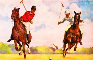 1933 Vintage Polo Art