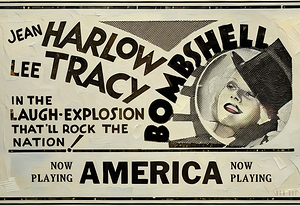 1933 Bombshell Jean Harlow Movie Ad