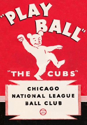 1934 Chicago Cubs Play Ball Print