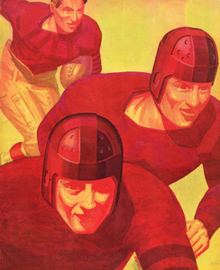 1934 Vintage Football Up Close