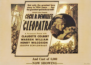 1934 Cleopatra Movie Ad