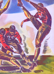 1934 Football Action Punt
