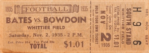 1935 Bates Bobcats vs. Bowdoin Polar Bears