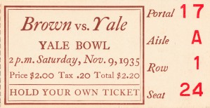 1935 Brown vs. Yale