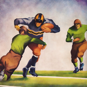 1935 Vintage Football Art Black Friday Gift Ideas