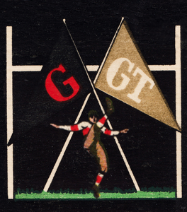 1935 Georgia vs. Georgia Tech Football Art