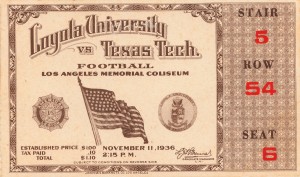 1936 Loyola vs. Texas Tech