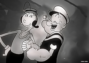 1938 Popeye Cartoon Art