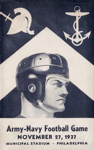 1937 Army vs. Navy Vintage Football Art