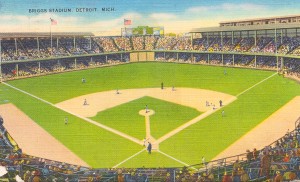 1938 Detroit Tigers Briggs Stadium