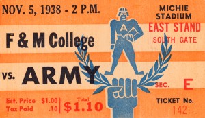 1938 Franklin and Marshall vs. Army
