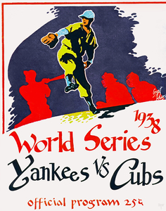1938 World Series Program Cover Art